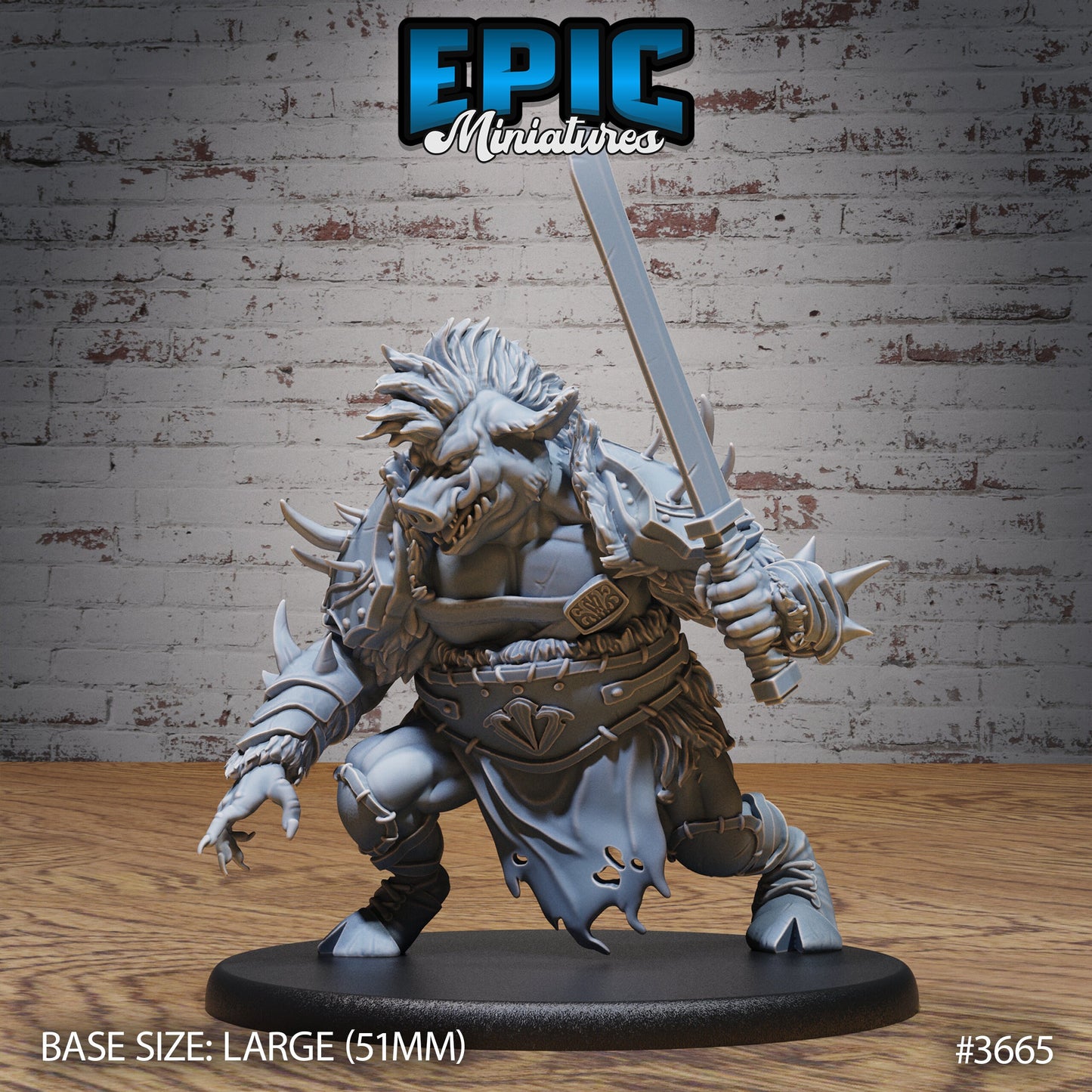 Boar Folk Outlaw - Epic Miniatures | #86 Bandit Camp