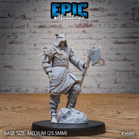 Mountain Wolf Bandit - Epic Miniatures | #86 Bandit Camp