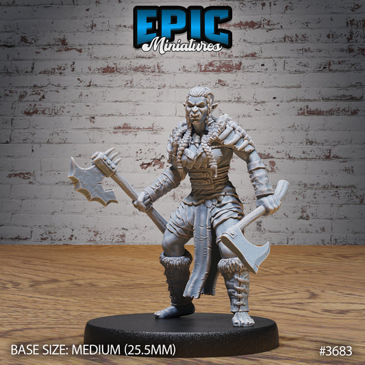 Half-Orc Marauder Female - Epic Miniatures | #86 Bandit Camp