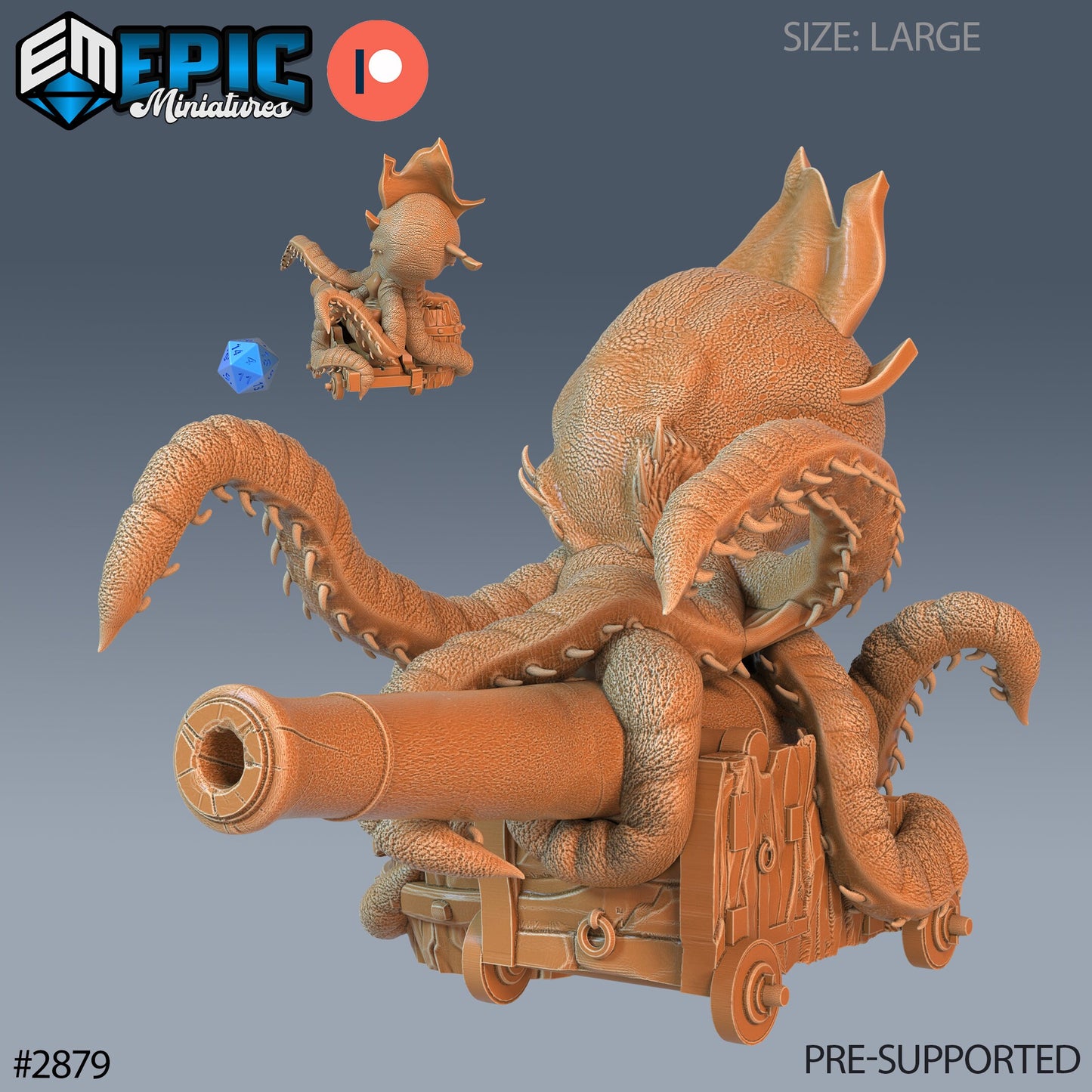 Killer Octopus - Epic Miniatures | #70 Aquatic Journey