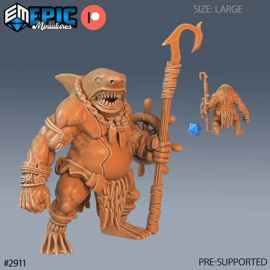 Shark Folk Brute - Epic Miniatures | #70 Aquatic Journey