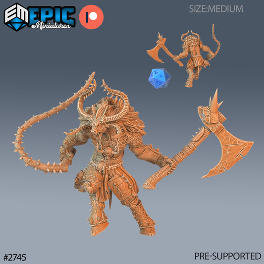 Demonic Minotaur - Epic Miniatures | #67 Demonic Foulness