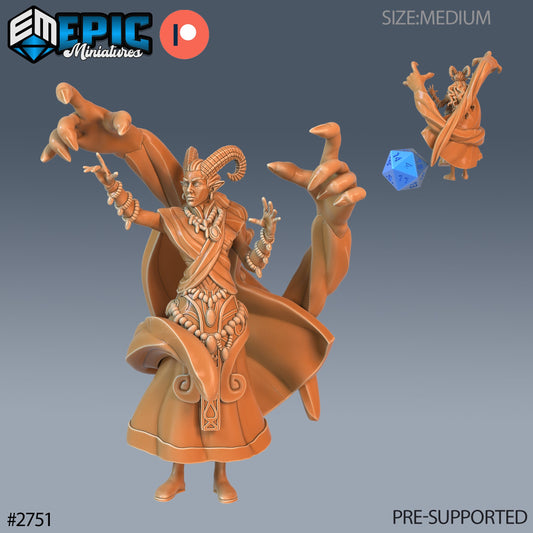 Warlock Tiefling - Epic Miniatures | #67 Demonic Foulness