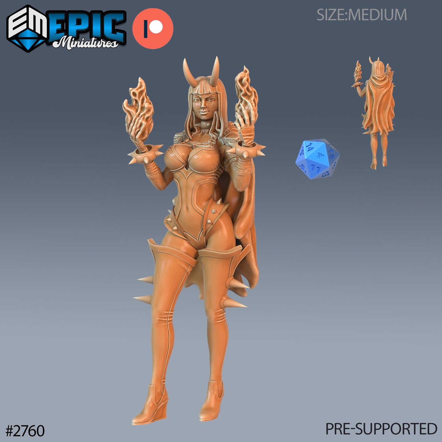 Wingless Lower Succubus - Epic Miniatures | #67 Demonic Foulness