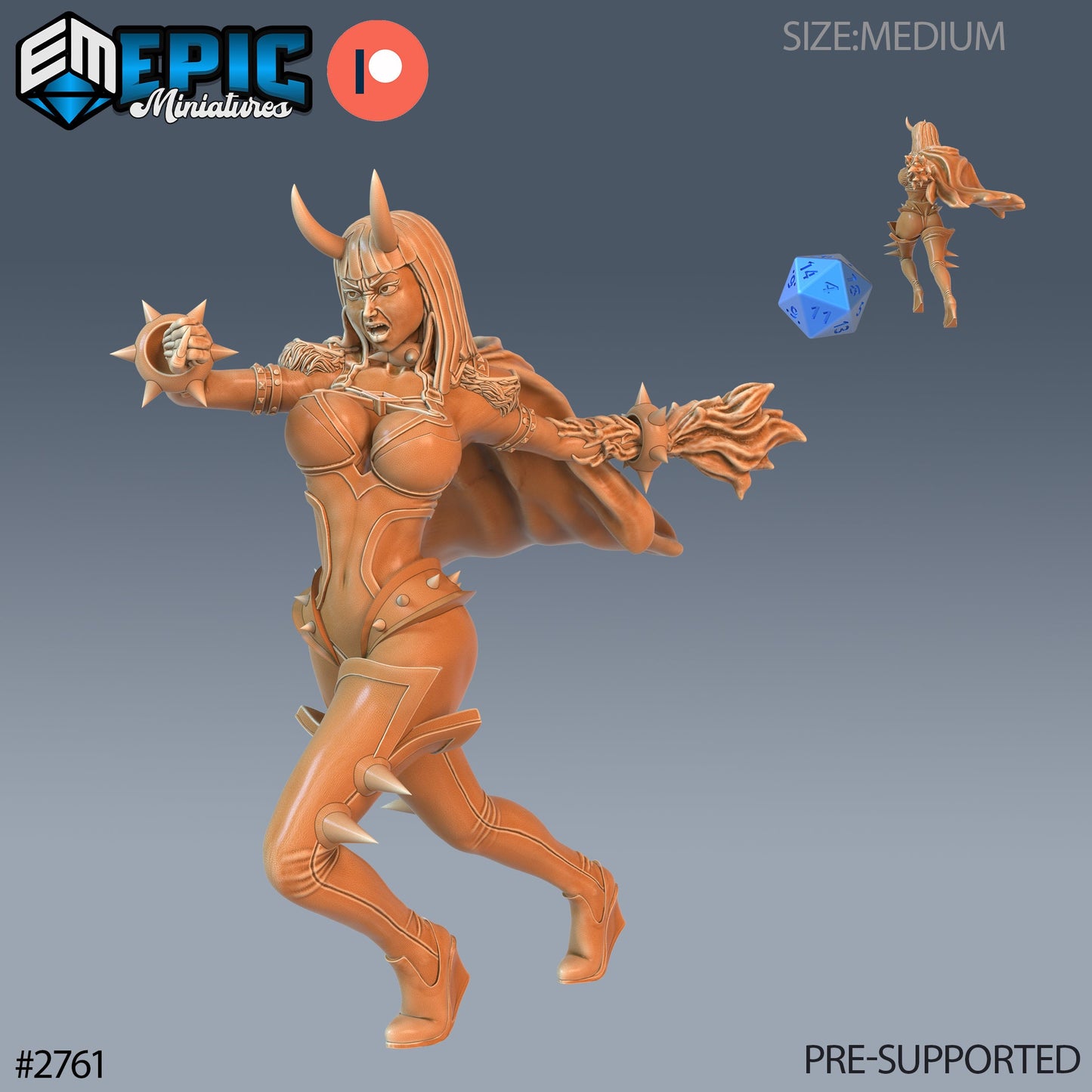 Wingless Lower Succubus - Epic Miniatures | #67 Demonic Foulness