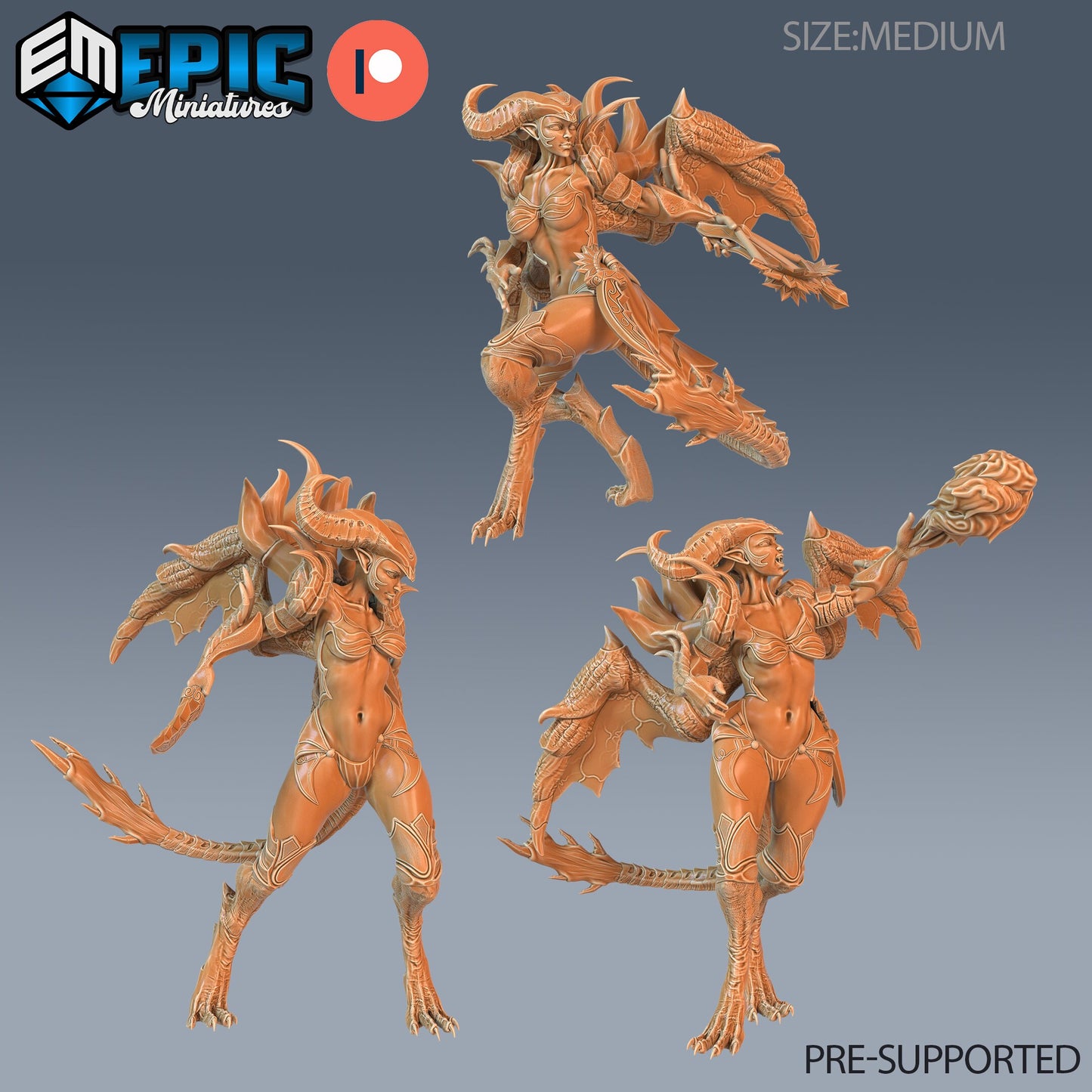 Succubus Empress - Epic Miniatures | #67 Demonic Foulness