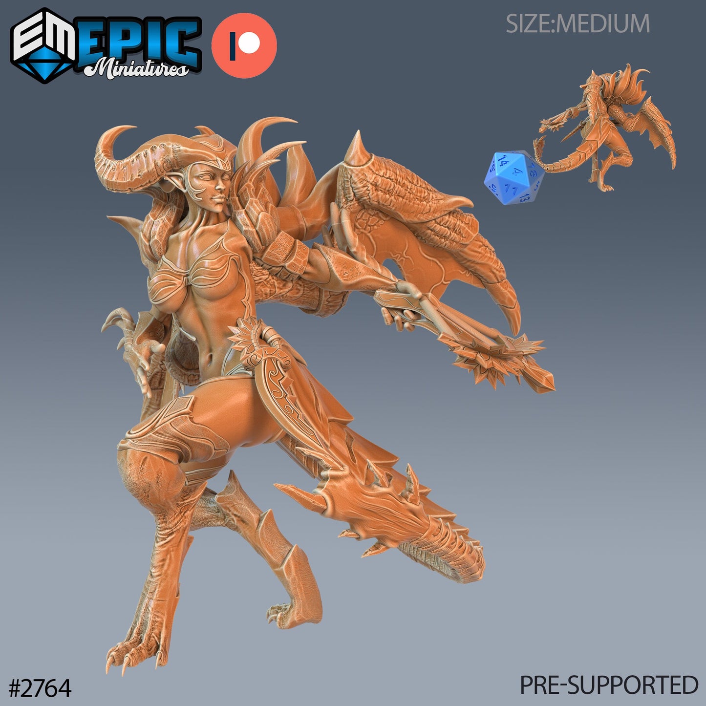 Succubus Empress - Epic Miniatures | #67 Demonic Foulness