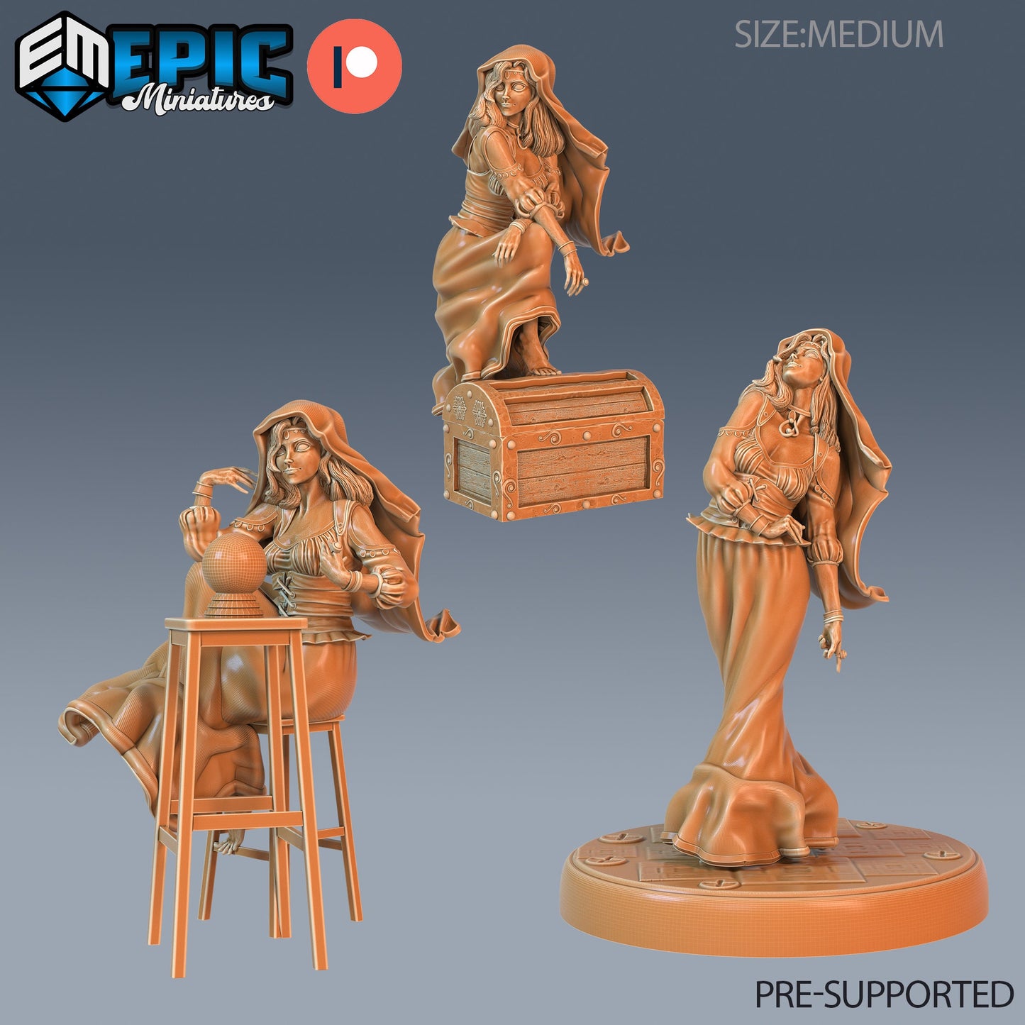 Fortune Teller - Epic Miniatures | #64 Vampires Curse