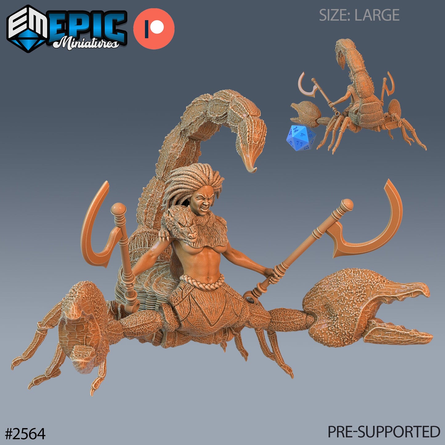 Scorpion Arachne - Epic Miniatures | #63 Forgotten Utopia