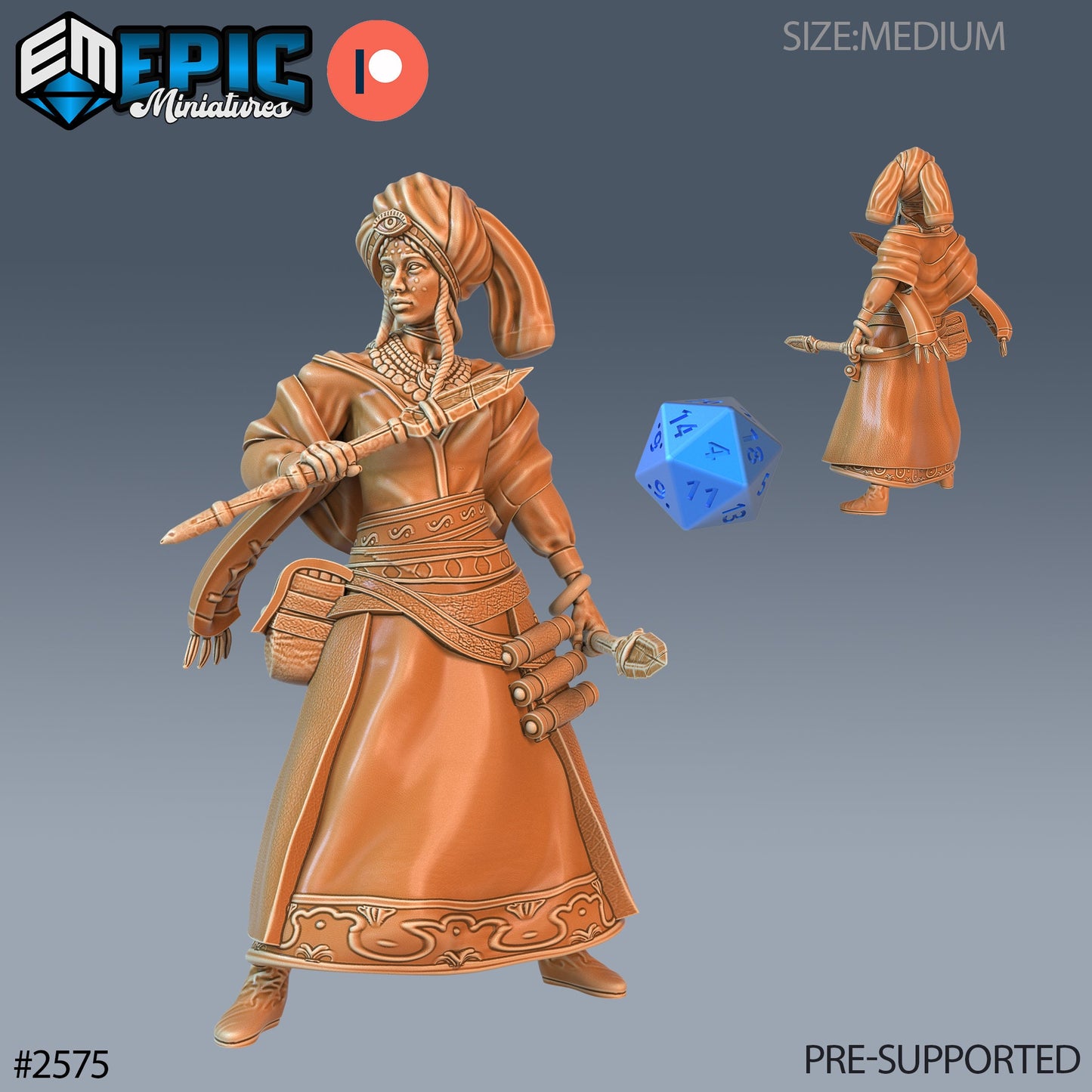Tribe Seer Series - Epic Miniatures | #63 Forgotten Utopia
