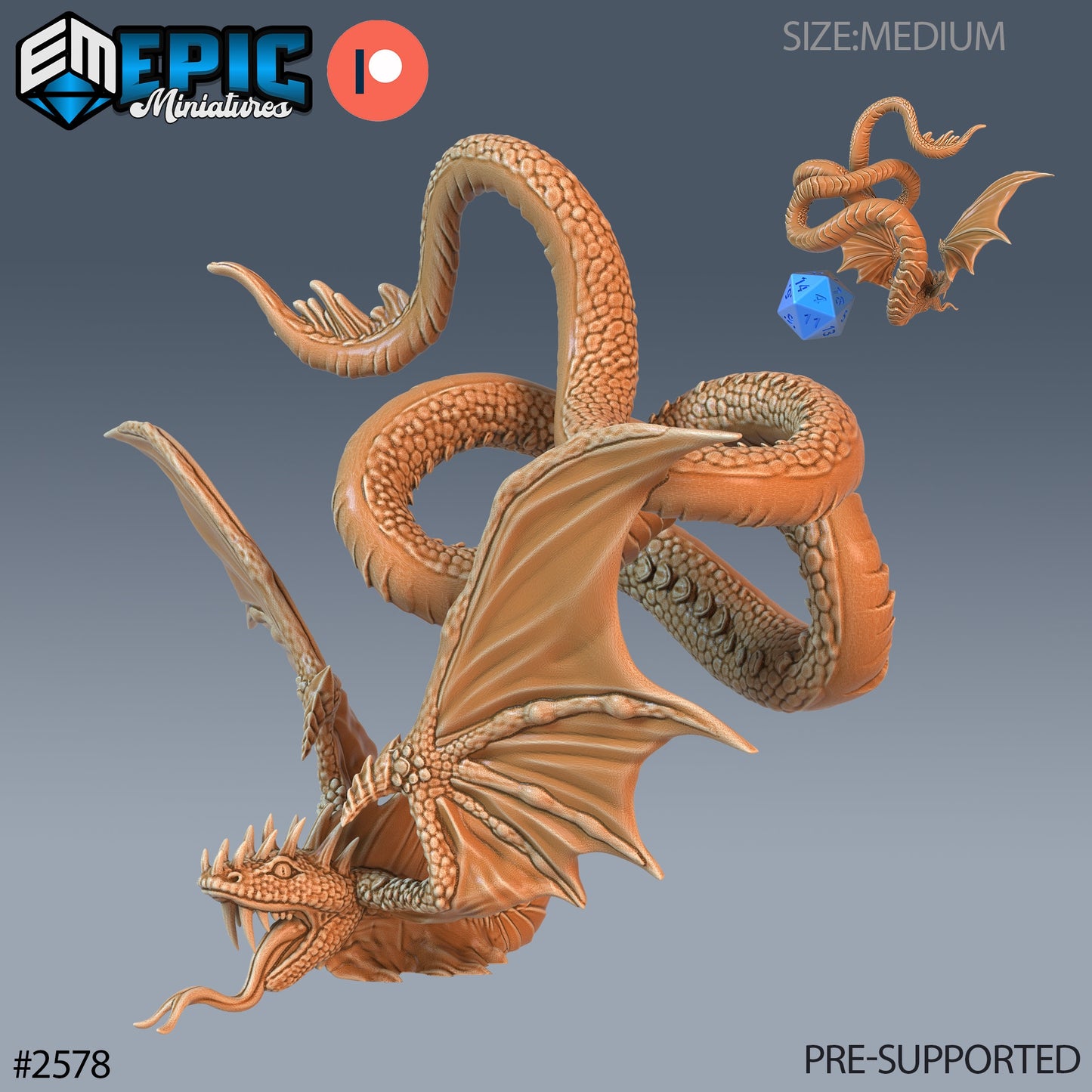 Flying Snake - Epic Miniatures | #63 Forgotten Utopia