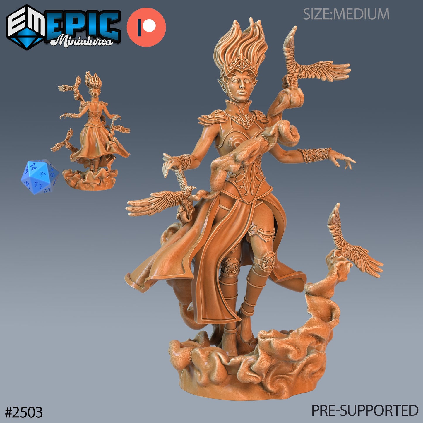 Wind Genasi - Epic Miniatures | #62 Justice Hills