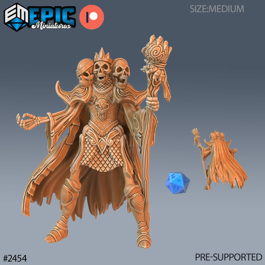 Skeleton Skull King - Epic Miniatures | #61 Haunting Catacombs