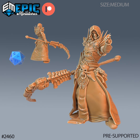 Necromancer Adventurer - Epic Miniatures | #61 Haunting Catacombs