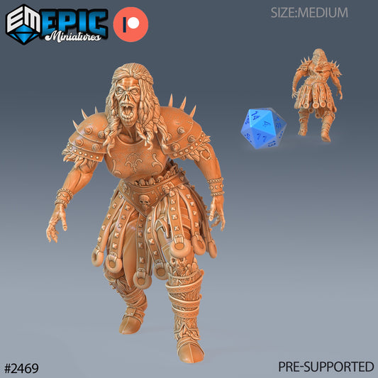 Zombie Knight Female - Epic Miniatures | #61 Haunting Catacombs