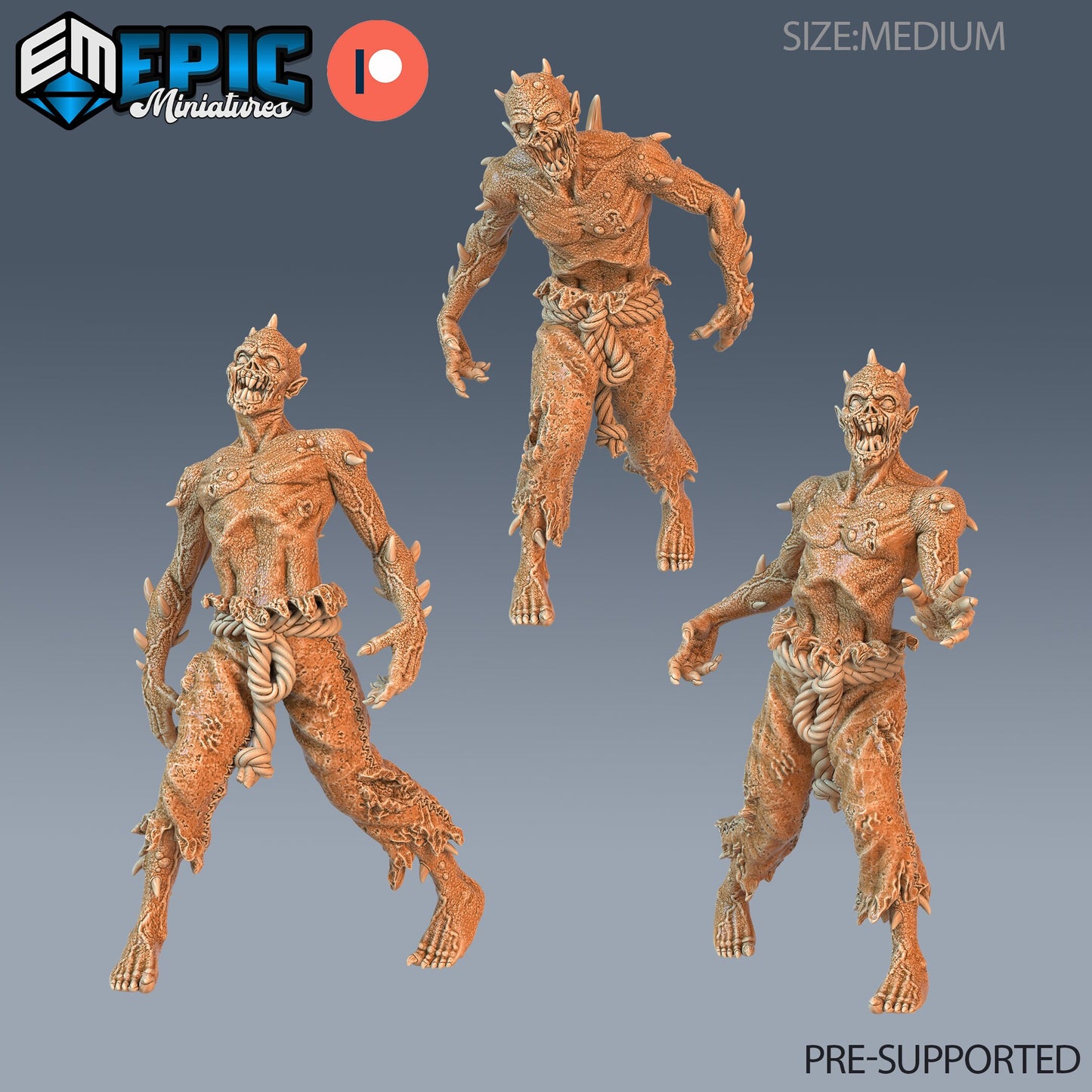 Thorn Zombie - Epic Miniatures | #61 Haunting Catacombs