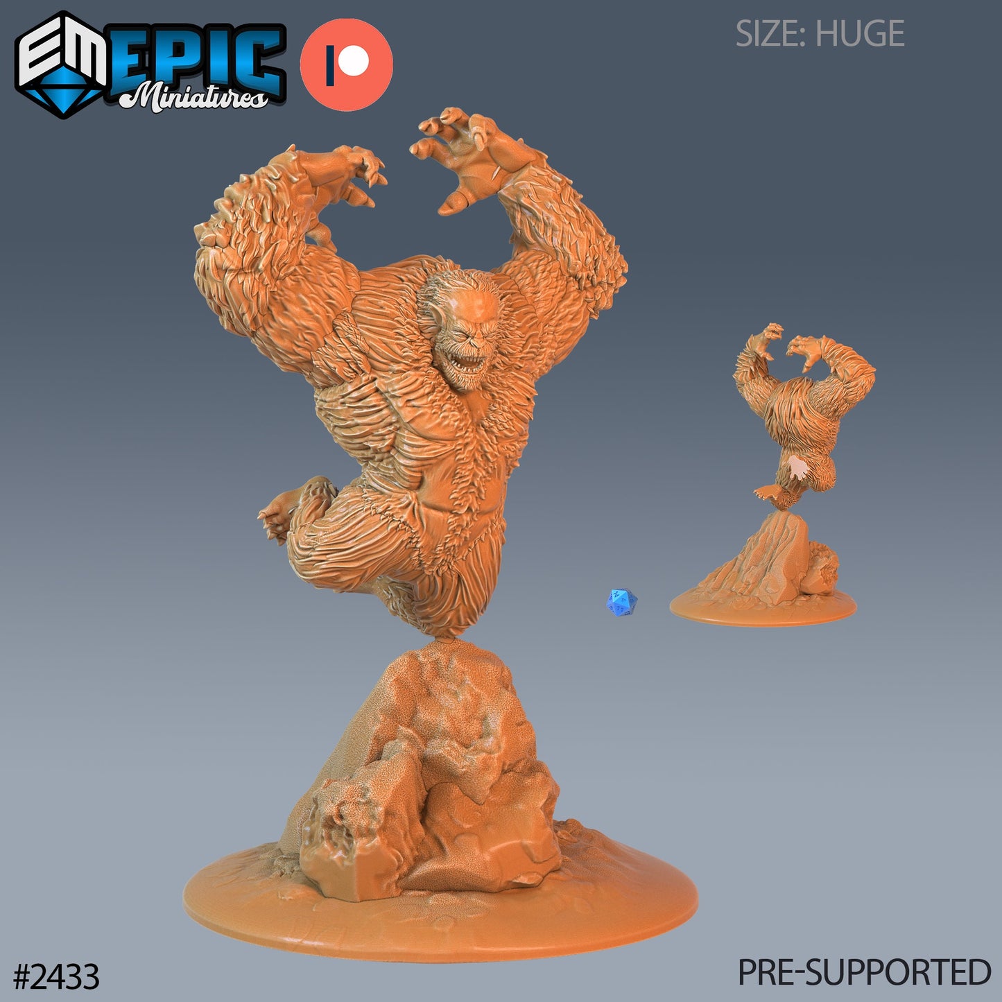 Yeti Abomination - Epic Miniatures | #60 Ancient Cold