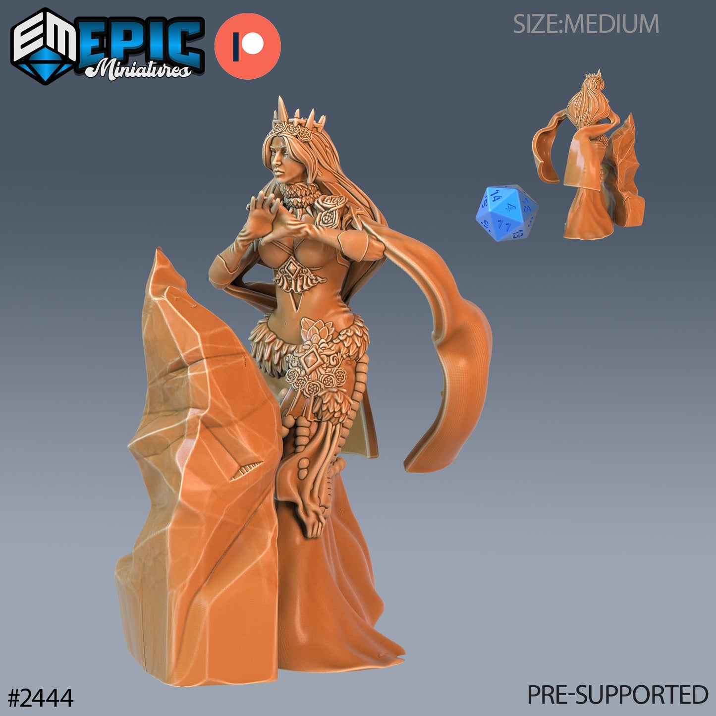 Ice Sorceress - Epic Miniatures | #60 Ancient Cold