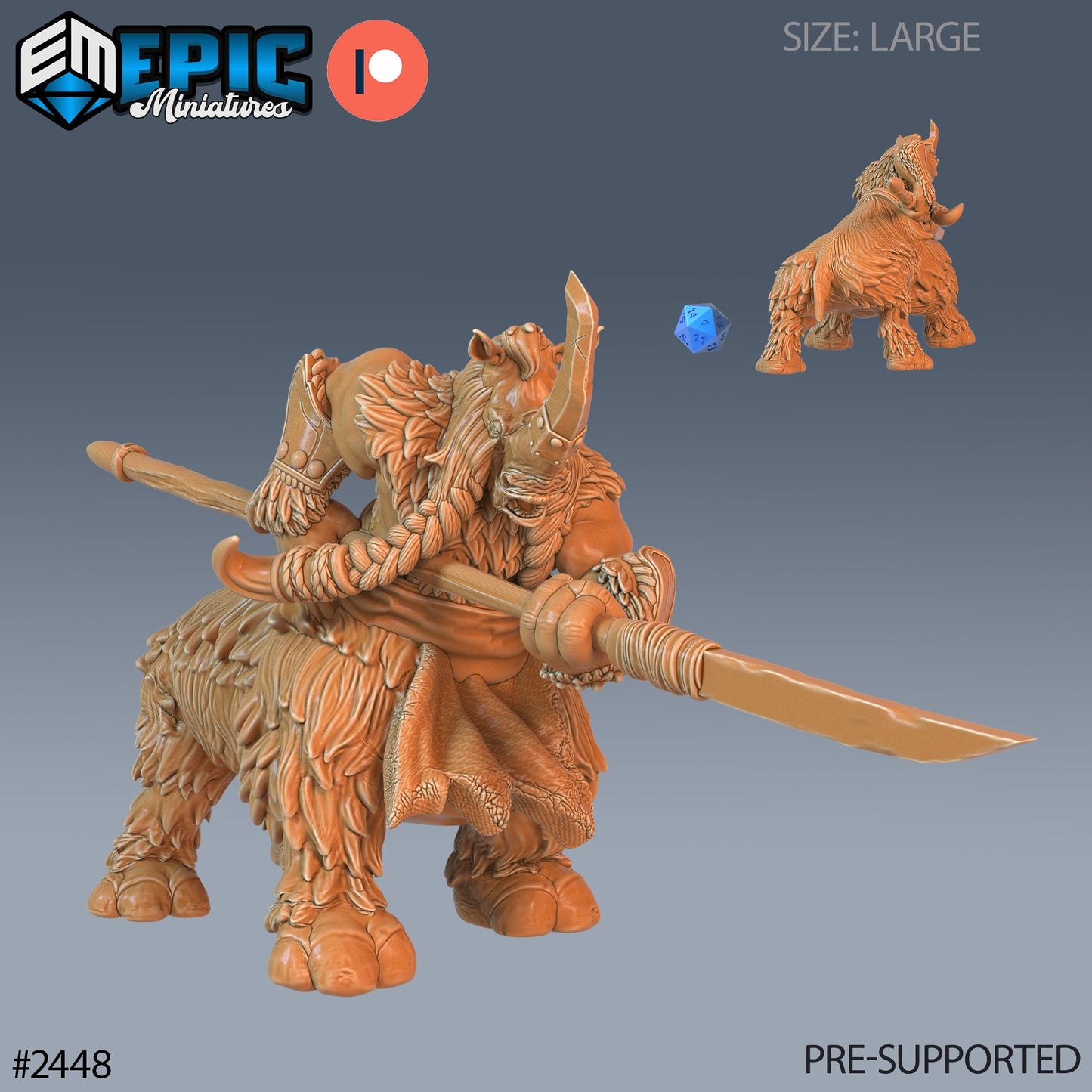 Rhino Centaur - Epic Miniatures | #60 Ancient Cold