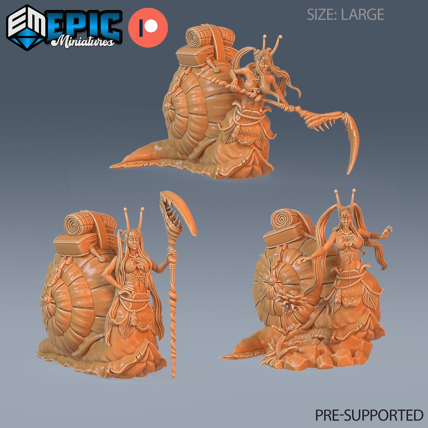 Snail Girl Series - Epic Miniatures | #59 Forest of Wonders