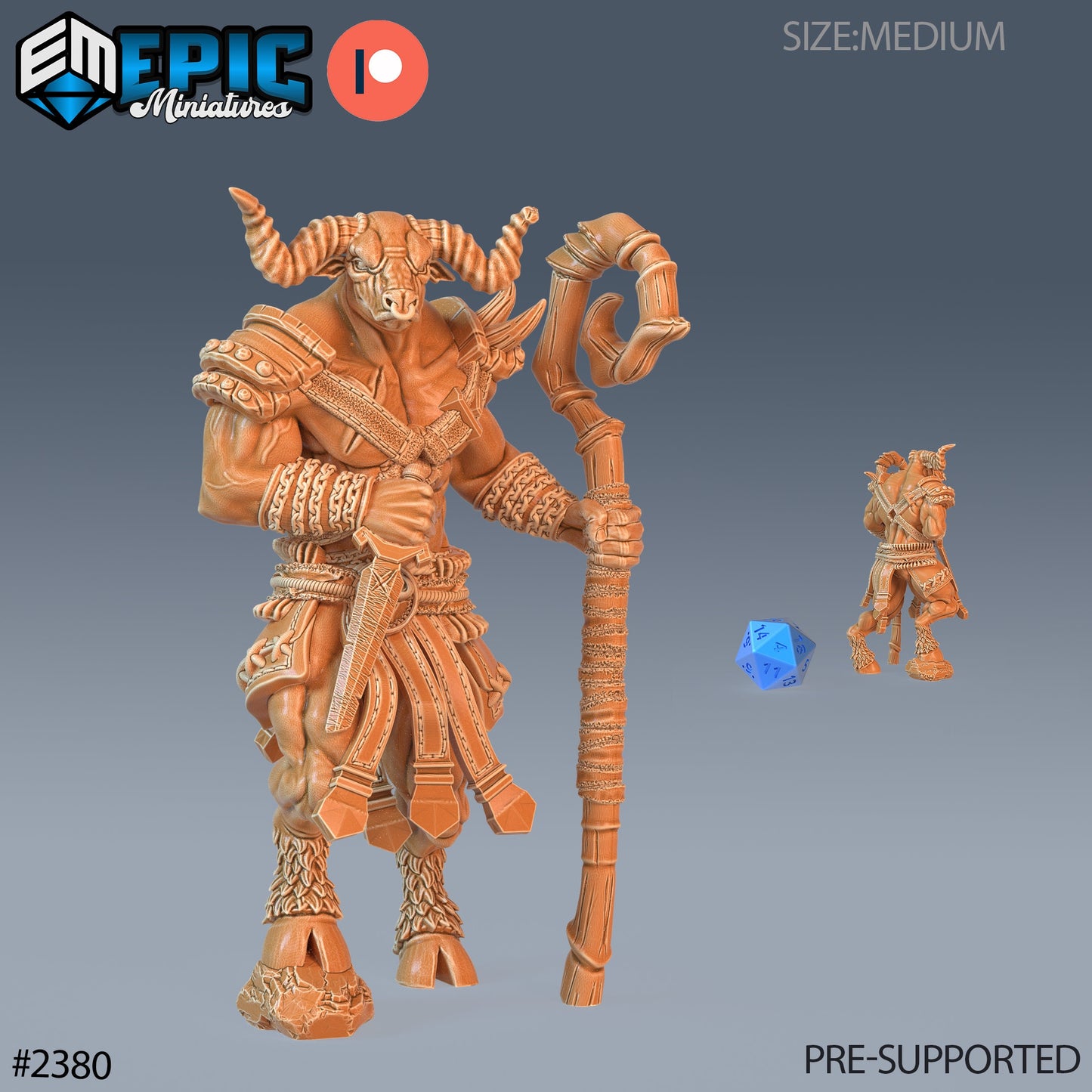 Minotaur Adventurer - Epic Miniatures | #59 Forest of Wonders