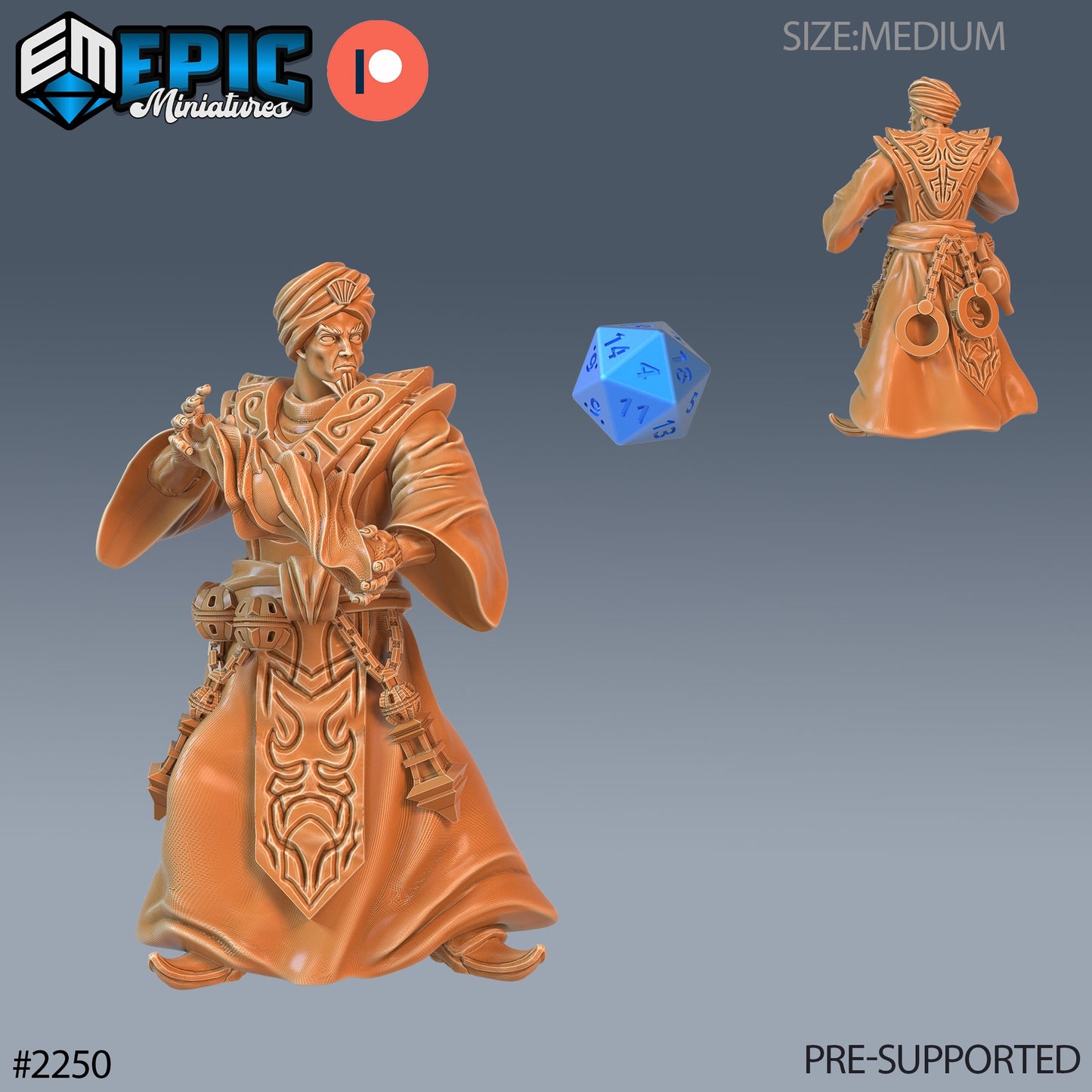 Djinni Hunter - Epic Miniatures | #56 Oriental Dunes