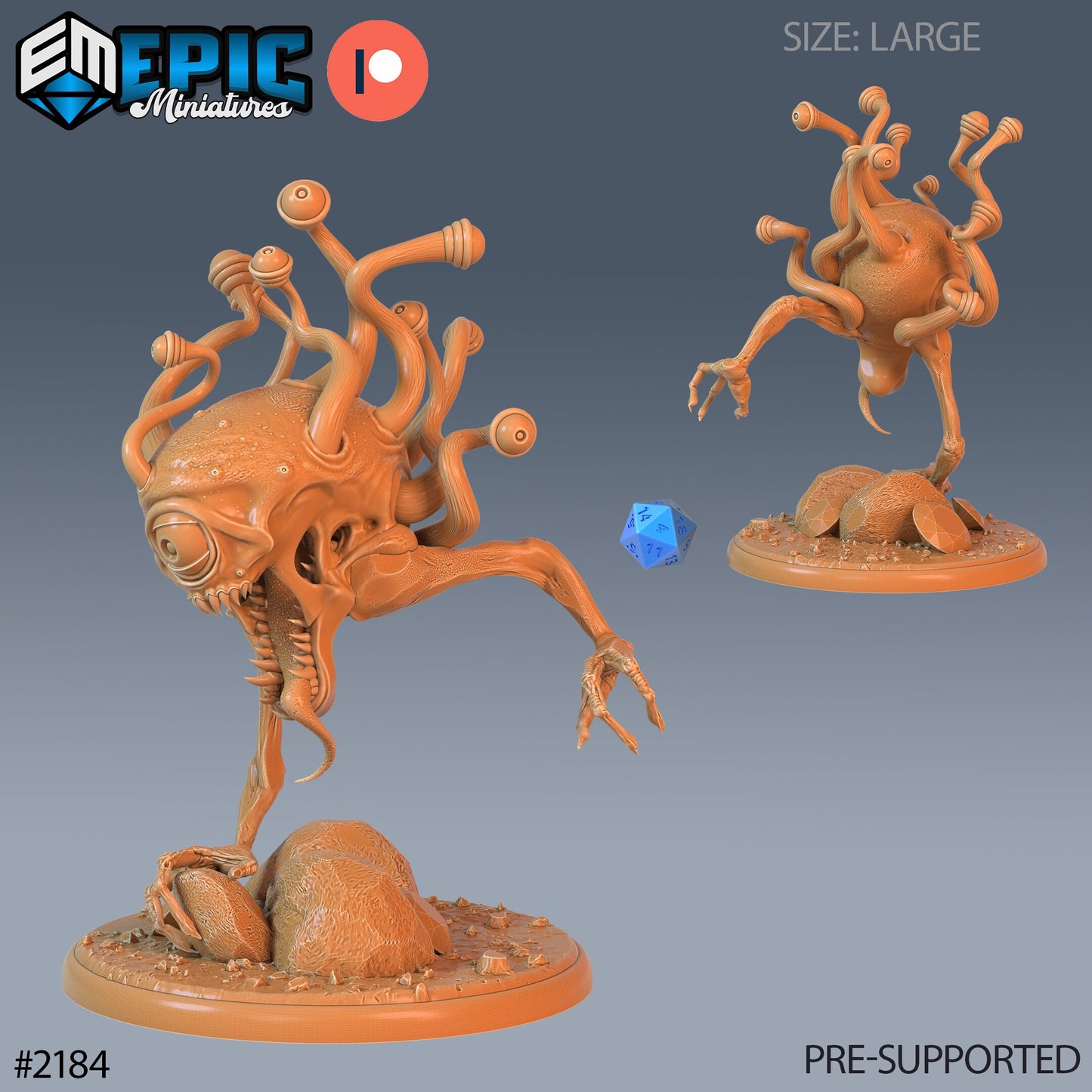 Ancient Eye Terror Series - Epic Miniatures | #55 Secret Minds