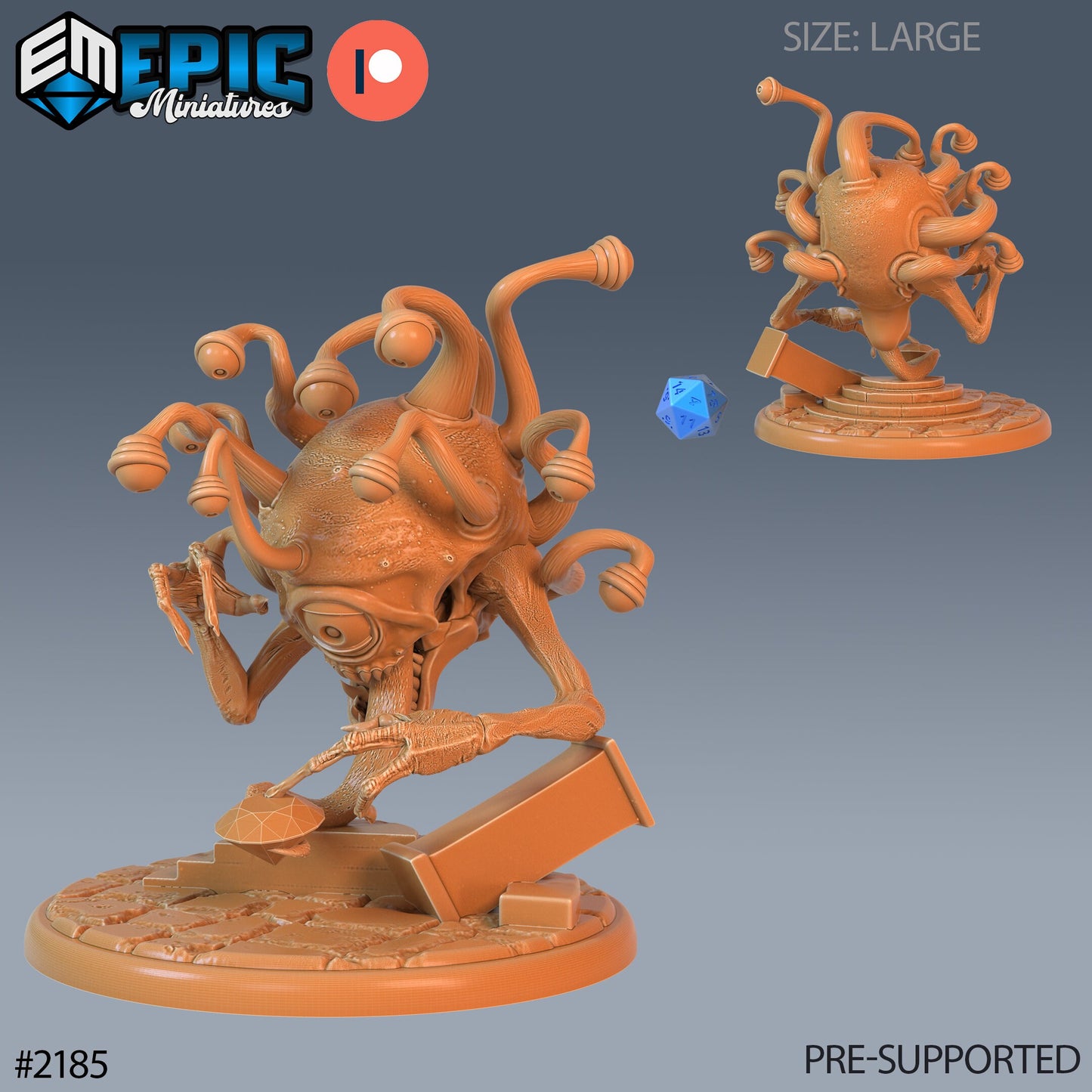 Ancient Eye Terror Series - Epic Miniatures | #55 Secret Minds