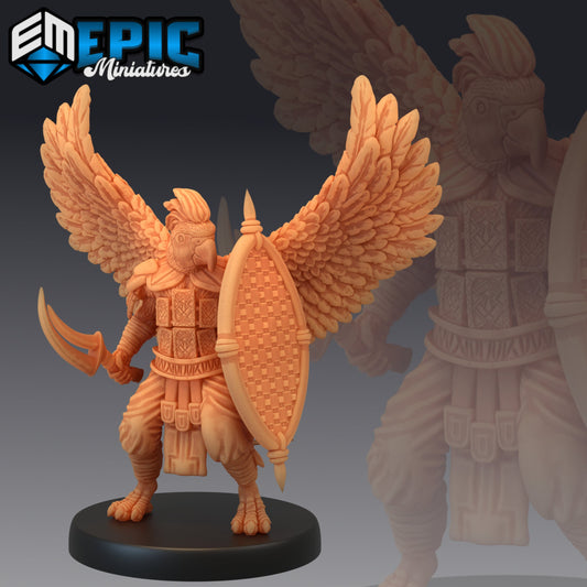 Parrot Folk Warrior - Epic Miniatures | #54 Chaos Jungle