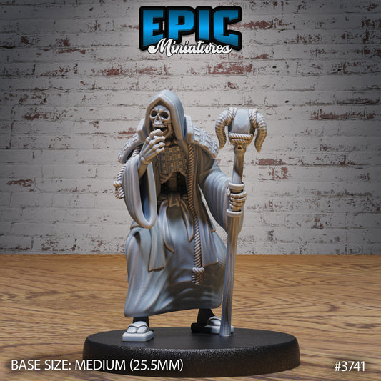 Eastern Skeleton Army Necromancer - Epic Miniatures | #88 Oni Nightmare