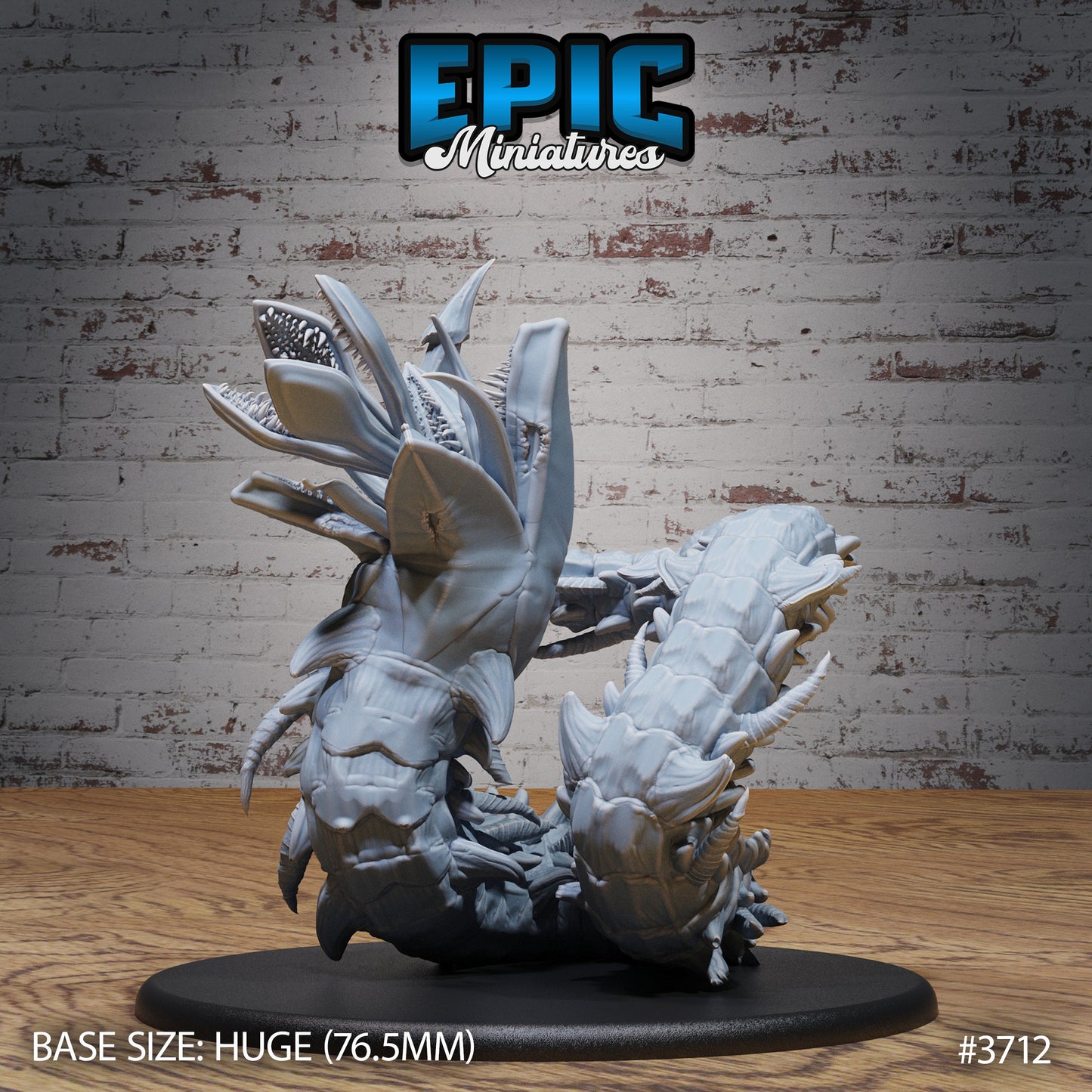 Dhole Worm - Epic Miniatures | #87 Eldritch Darkness