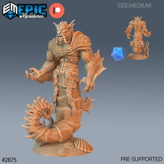 Seahorse Merman - Epic Miniatures | #70 Aquatic Journey