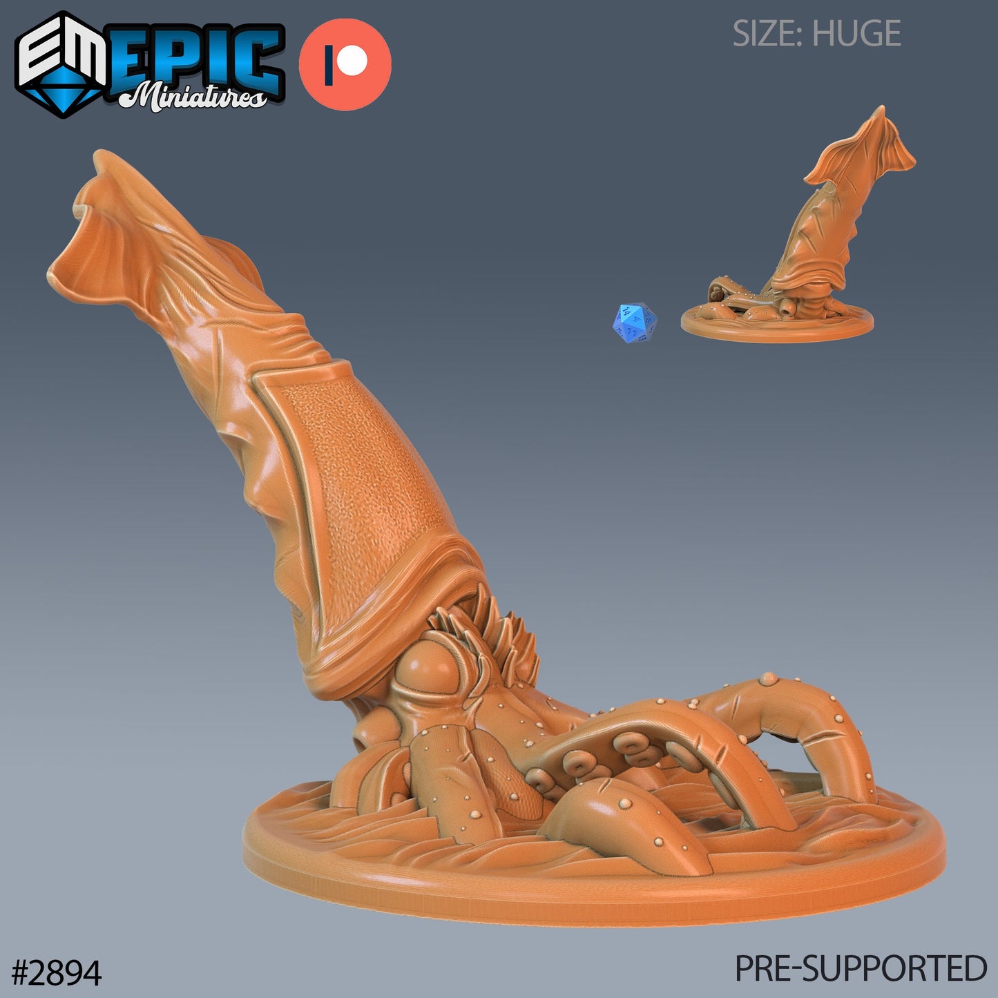 Giant Squid - Epic Miniatures | #70 Aquatic Journey