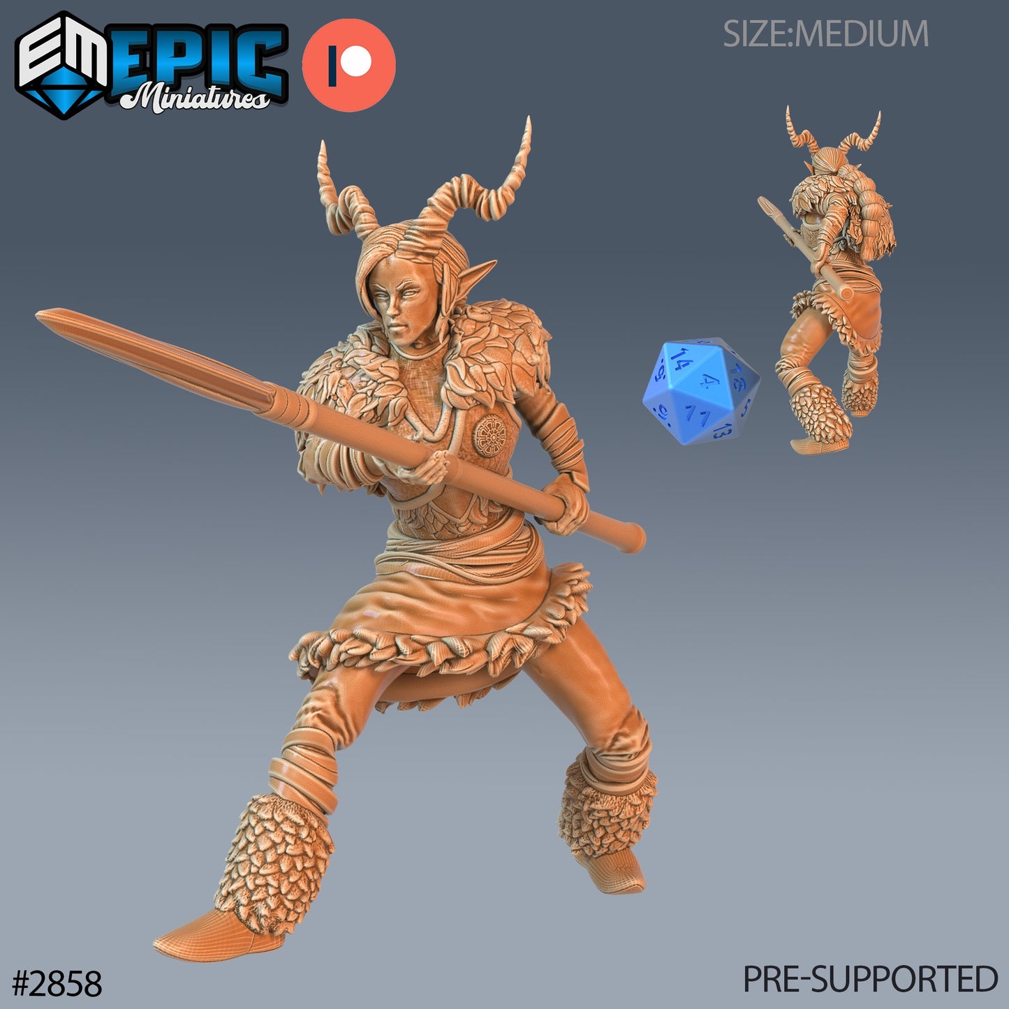 Teifling Viking Female - Epic Miniatures | #69 Viking Age