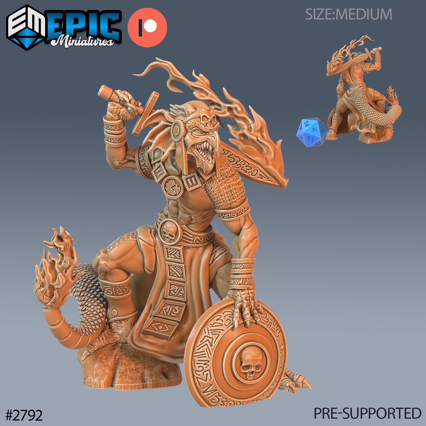 Dragon Kobold - Epic Miniatures | #68 Reptiles of War