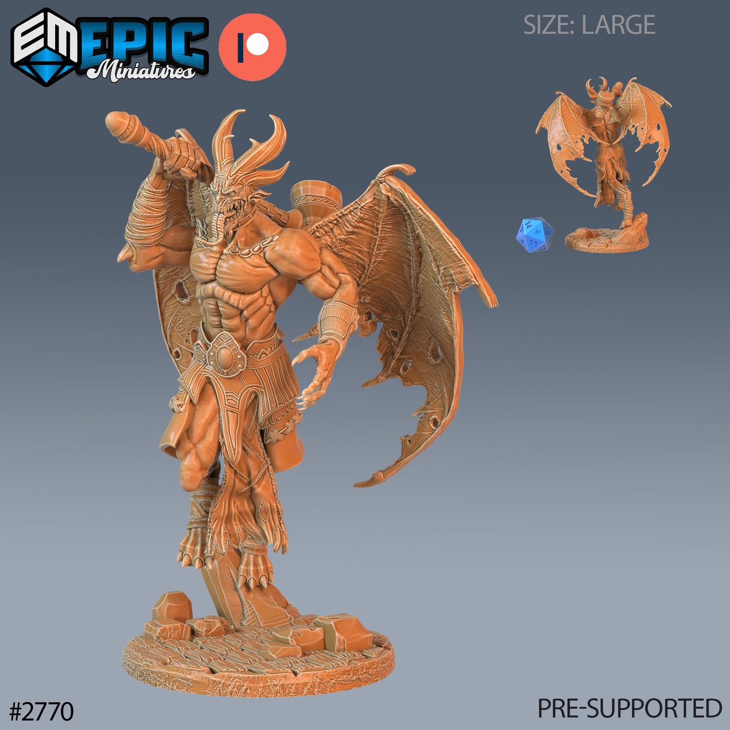 Hell Marauder - Epic Miniatures | #67 Demonic Foulness