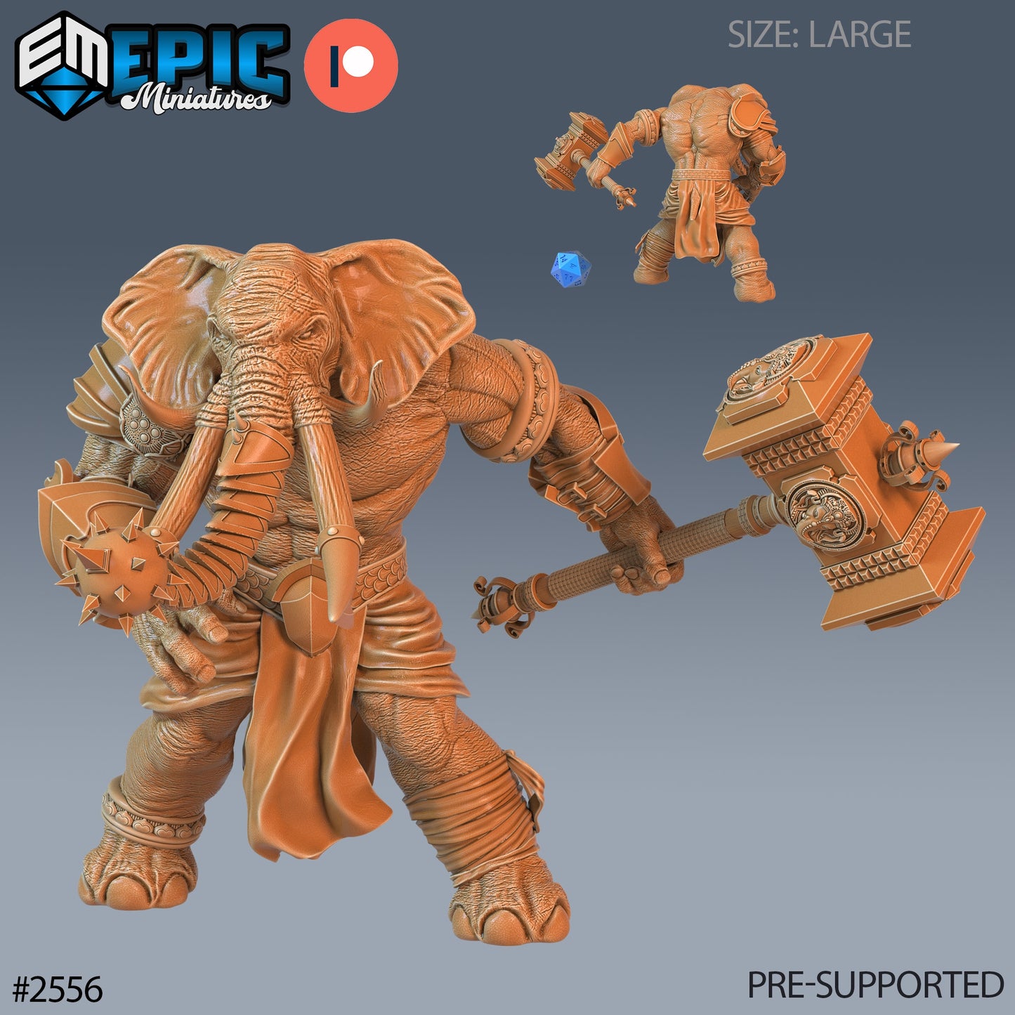 Elephant Folk - Epic Miniatures | #63 Forgotten Utopia