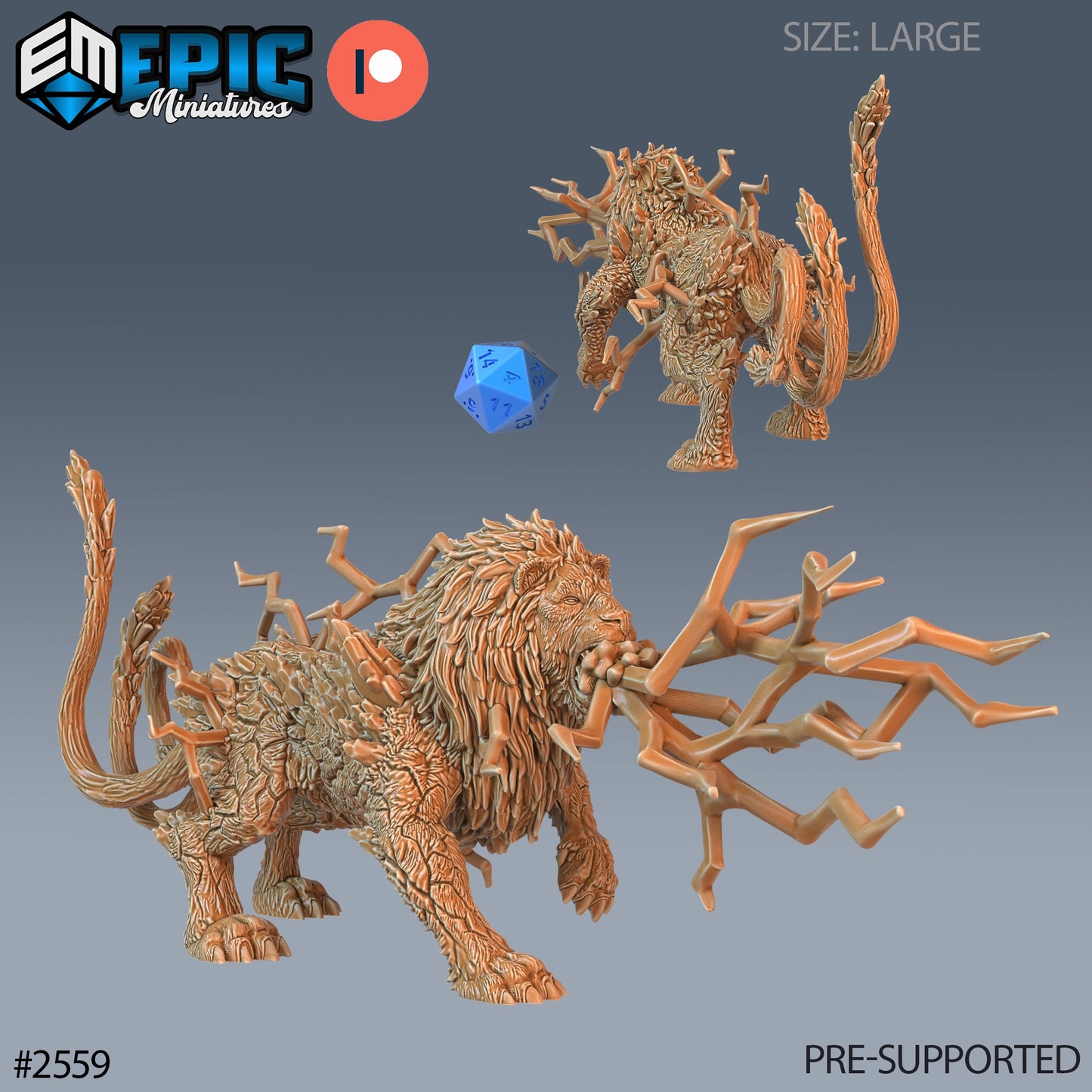 Thunder Lion - Epic Miniatures | #63 Forgotten Utopia