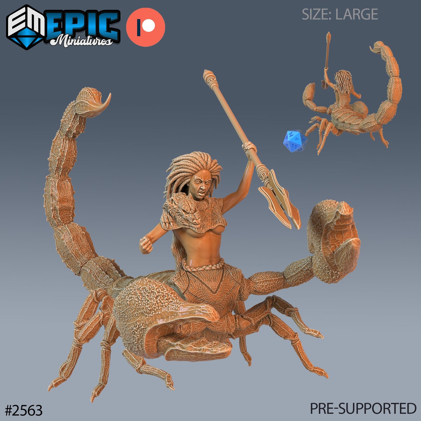 Scorpion Arachne - Epic Miniatures | #63 Forgotten Utopia