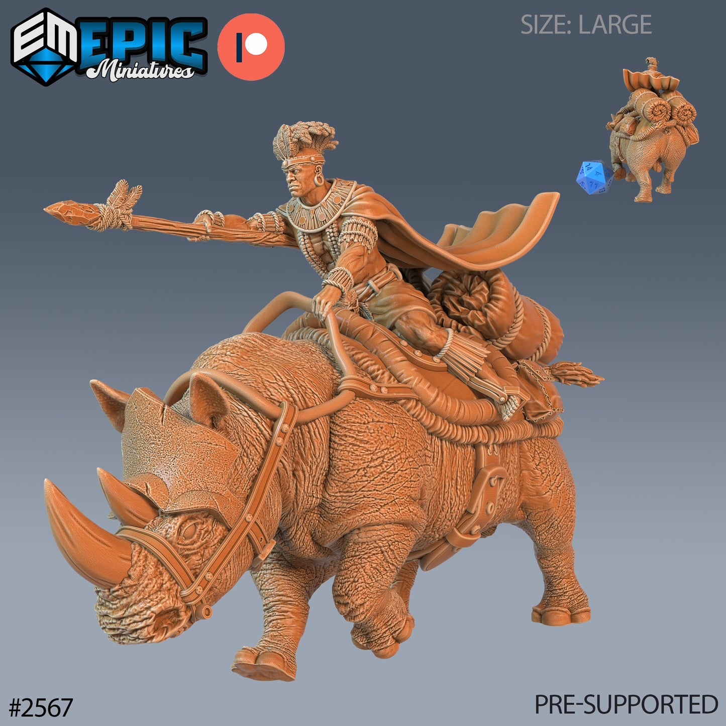 Spear Warrior - Epic Miniatures | #63 Forgotten Utopia