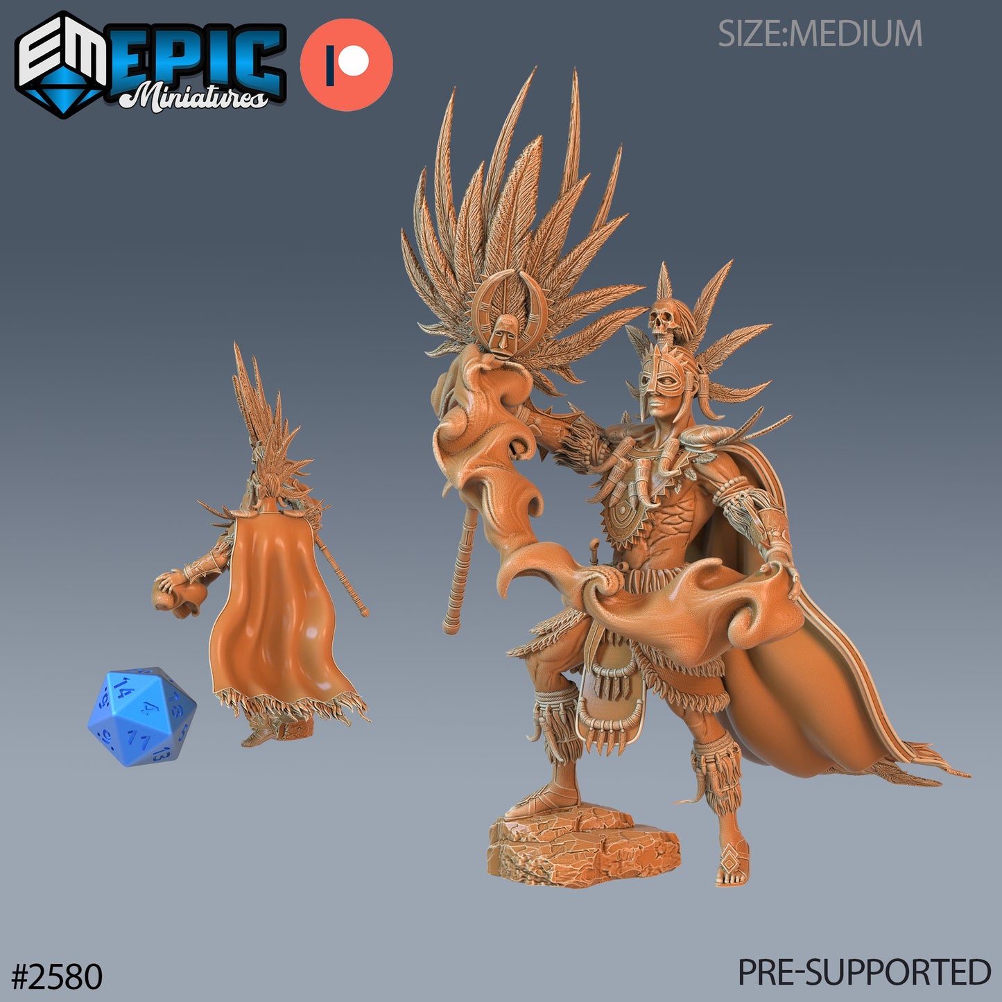 Vodoo Priest - Epic Miniatures | #63 Forgotten Utopia