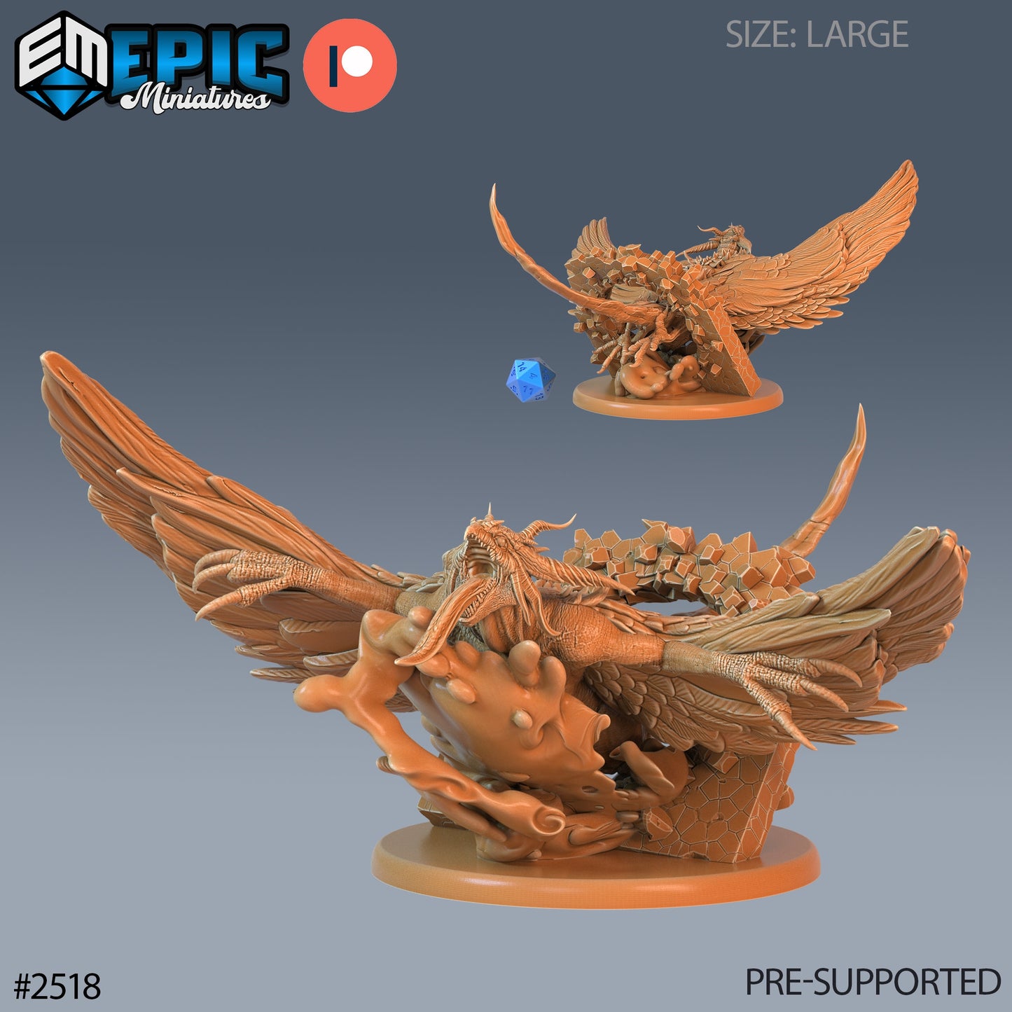 Harpy Beast - Epic Miniatures | #62 Justice Hills