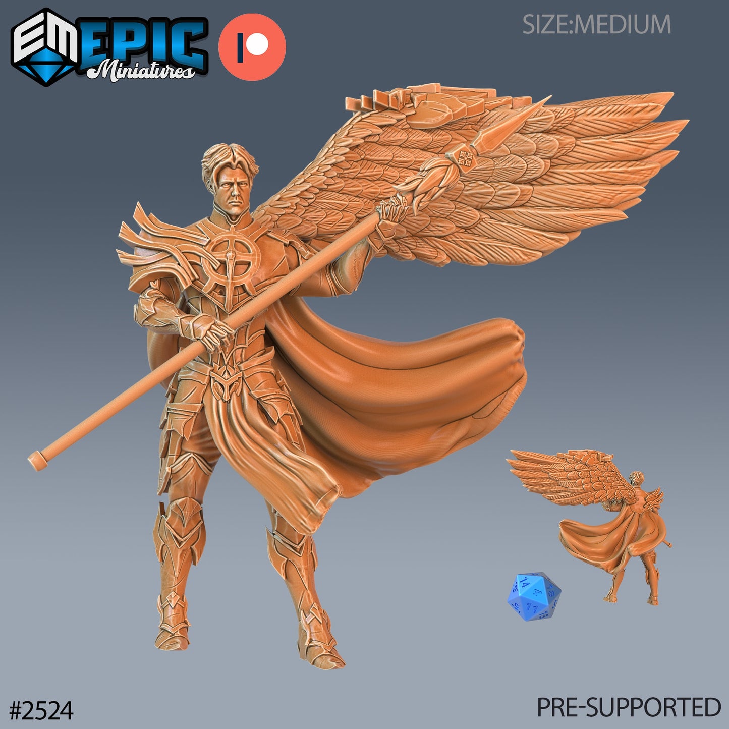 Half Angel Paladin - Epic Miniatures | #62 Justice Hills