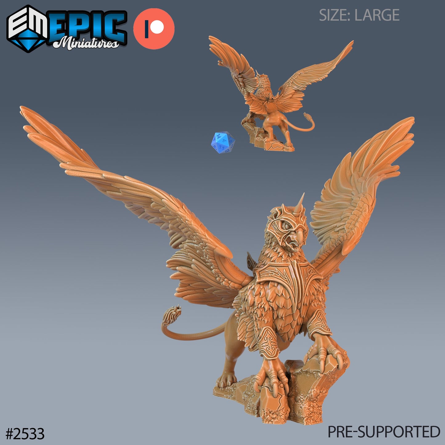 Griffin - Epic Miniatures | #62 Justice Hills