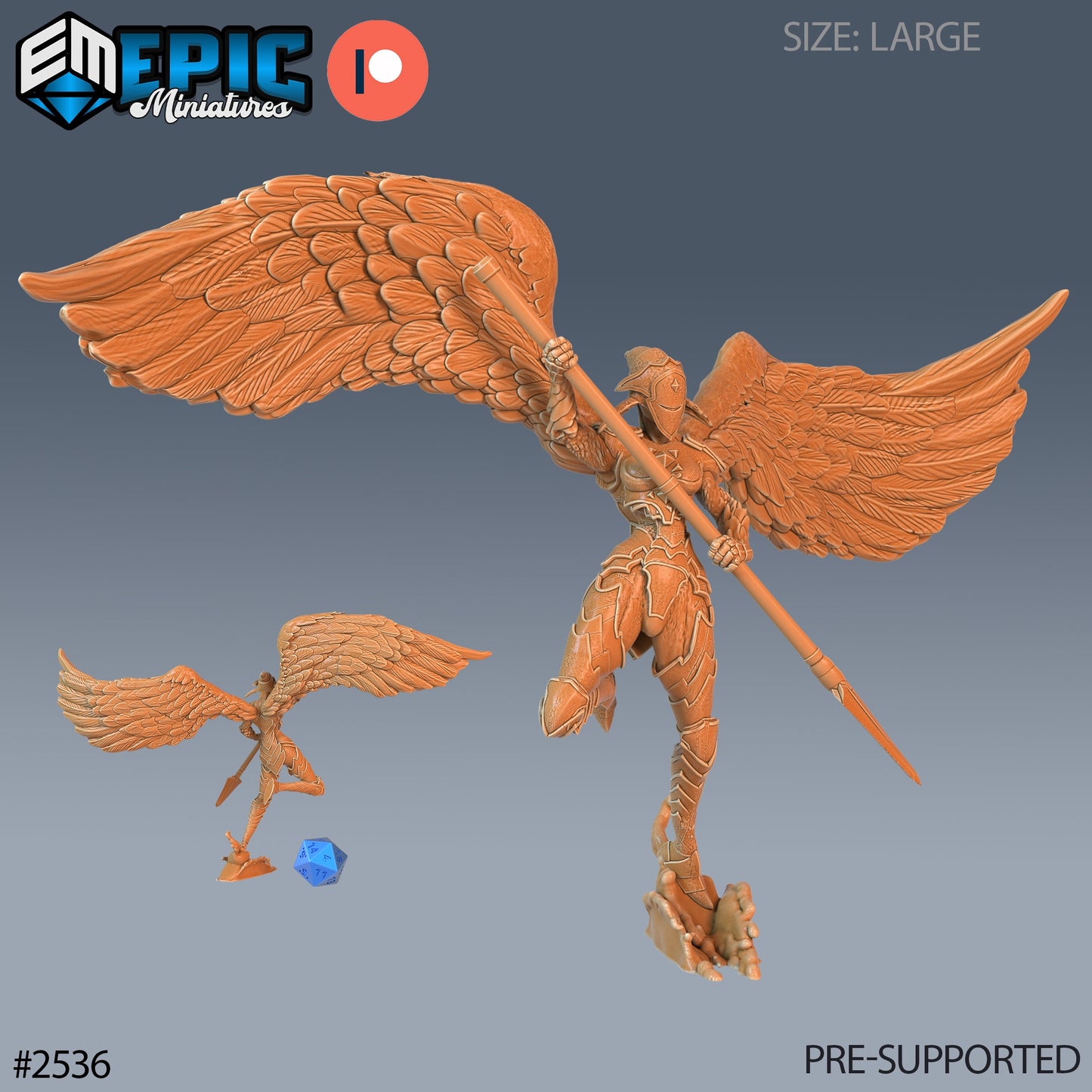 Animated Angel Statue - Epic Miniatures | #62 Justice Hills