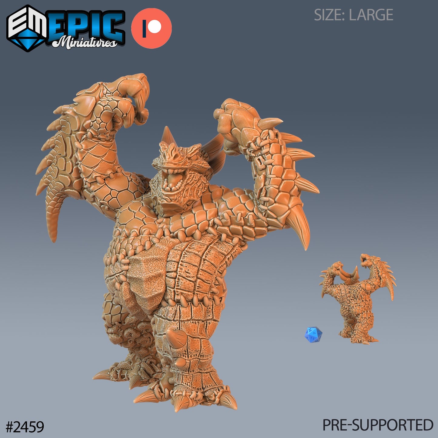 Skin Stitch Dragon - Epic Miniatures | #61 Haunting Catacombs