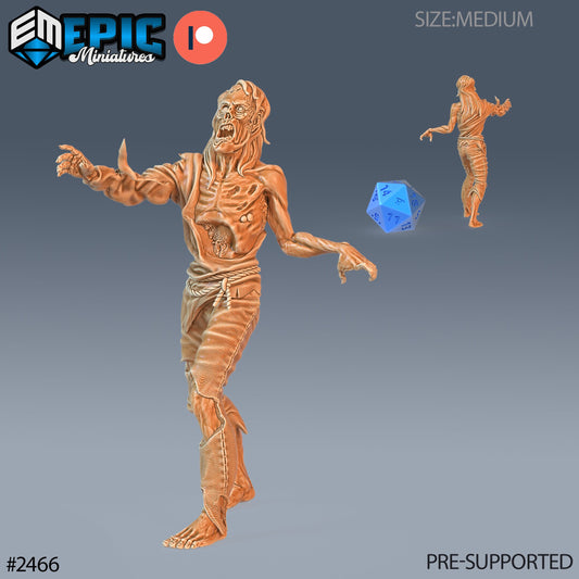 Rotting Zombie Male - Epic Miniatures | #61 Haunting Catacombs