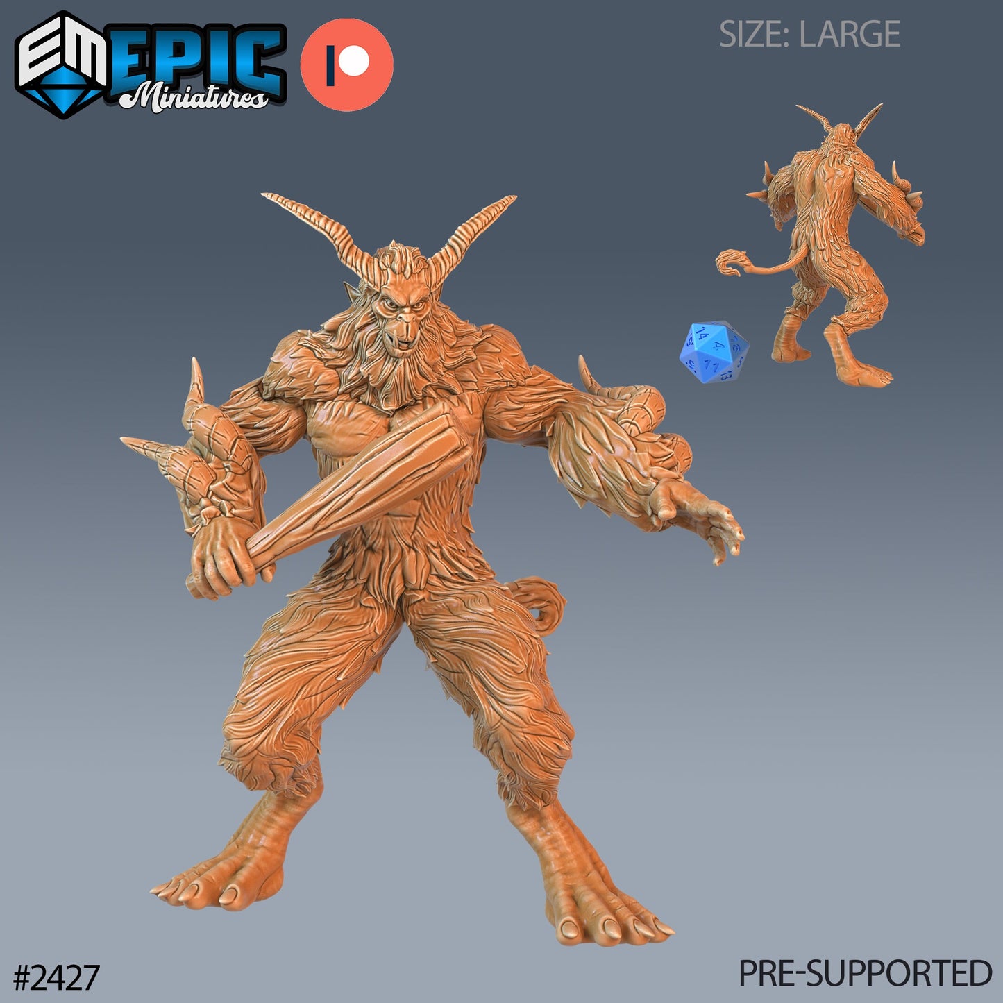 Big Foot Yeti - Epic Miniatures | #60 Ancient Cold