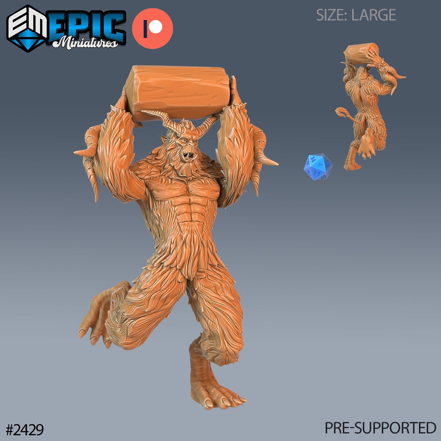Big Foot Yeti - Epic Miniatures | #60 Ancient Cold