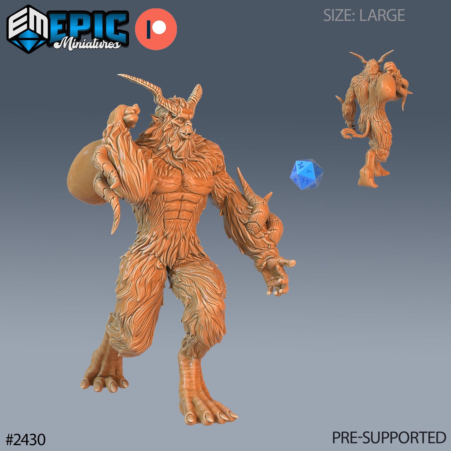 Big Foot Yeti - Epic Miniatures | #60 Ancient Cold
